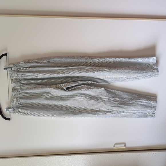 Free People Make A Stand Trouser in Blue & White Combo - Size XS - Picture 12 of 15